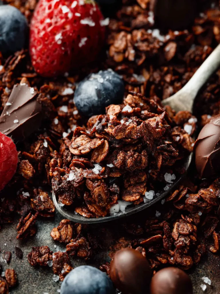 chocolate granola healthy First Image