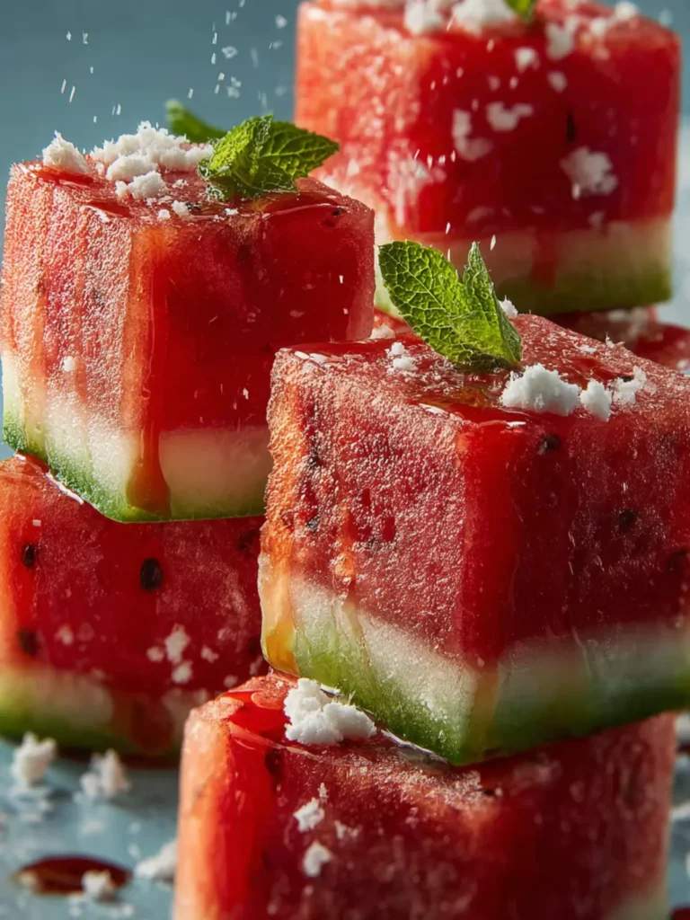 frozen watermelon bites First Image