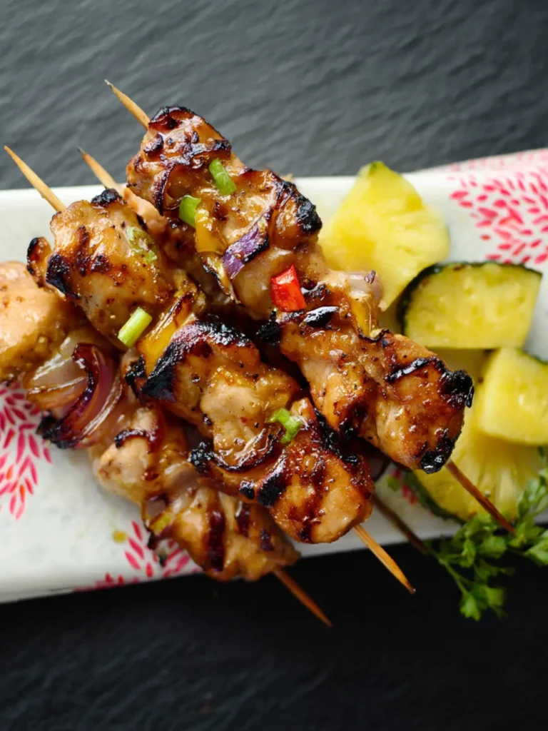 sweet sour chicken skewers gluten free First Image