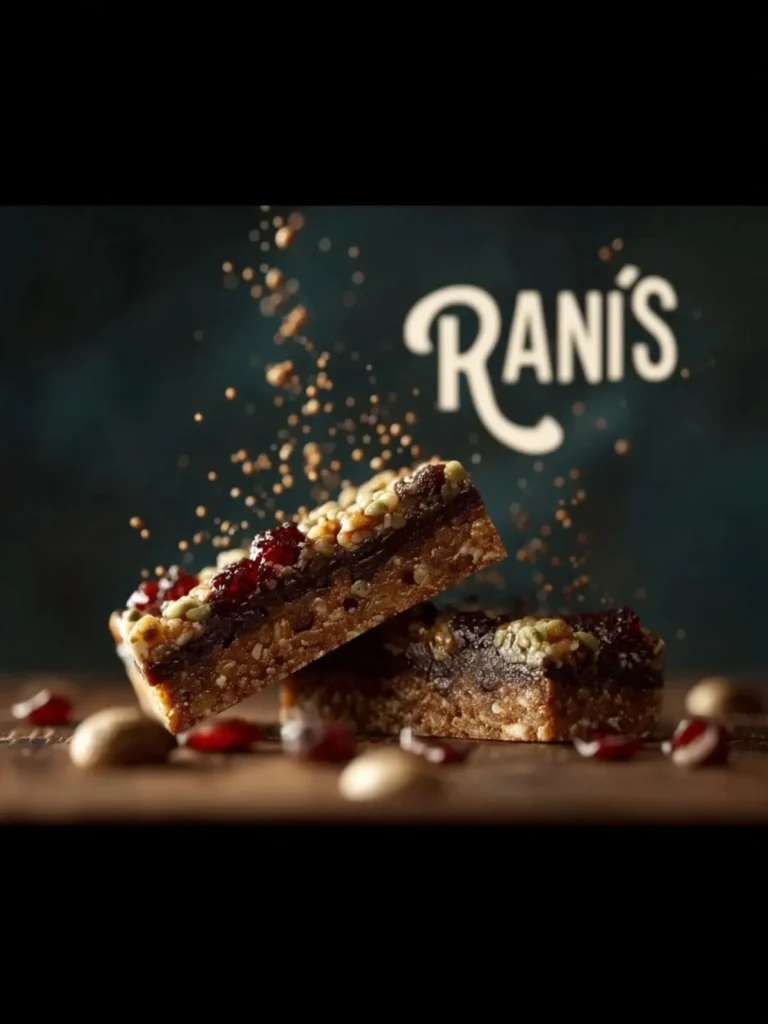 Power Up with Delicious Coffee Ginger Energy Bars First Image