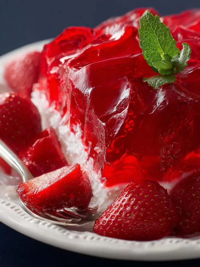 Strawberry Jello Salad First Image